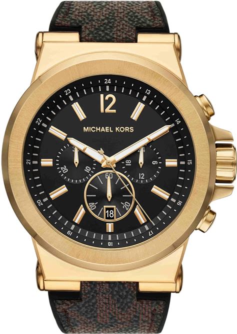 michael kors uhr gold schwarzes zifferblatt christ|michael kors umgebung.